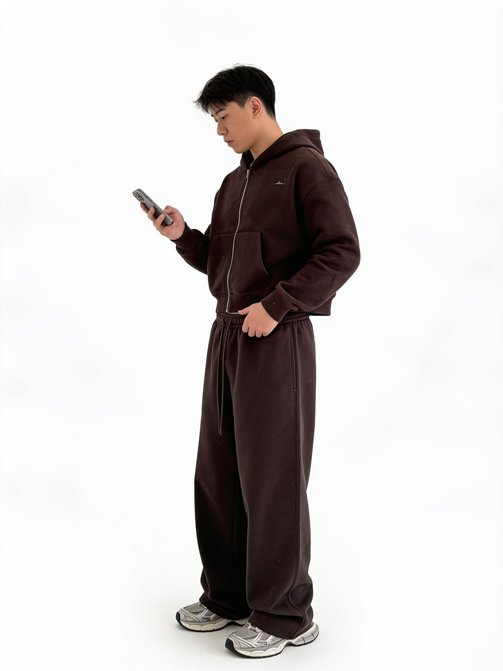 Fleece leaf Sweatpants ( sweatpants only)