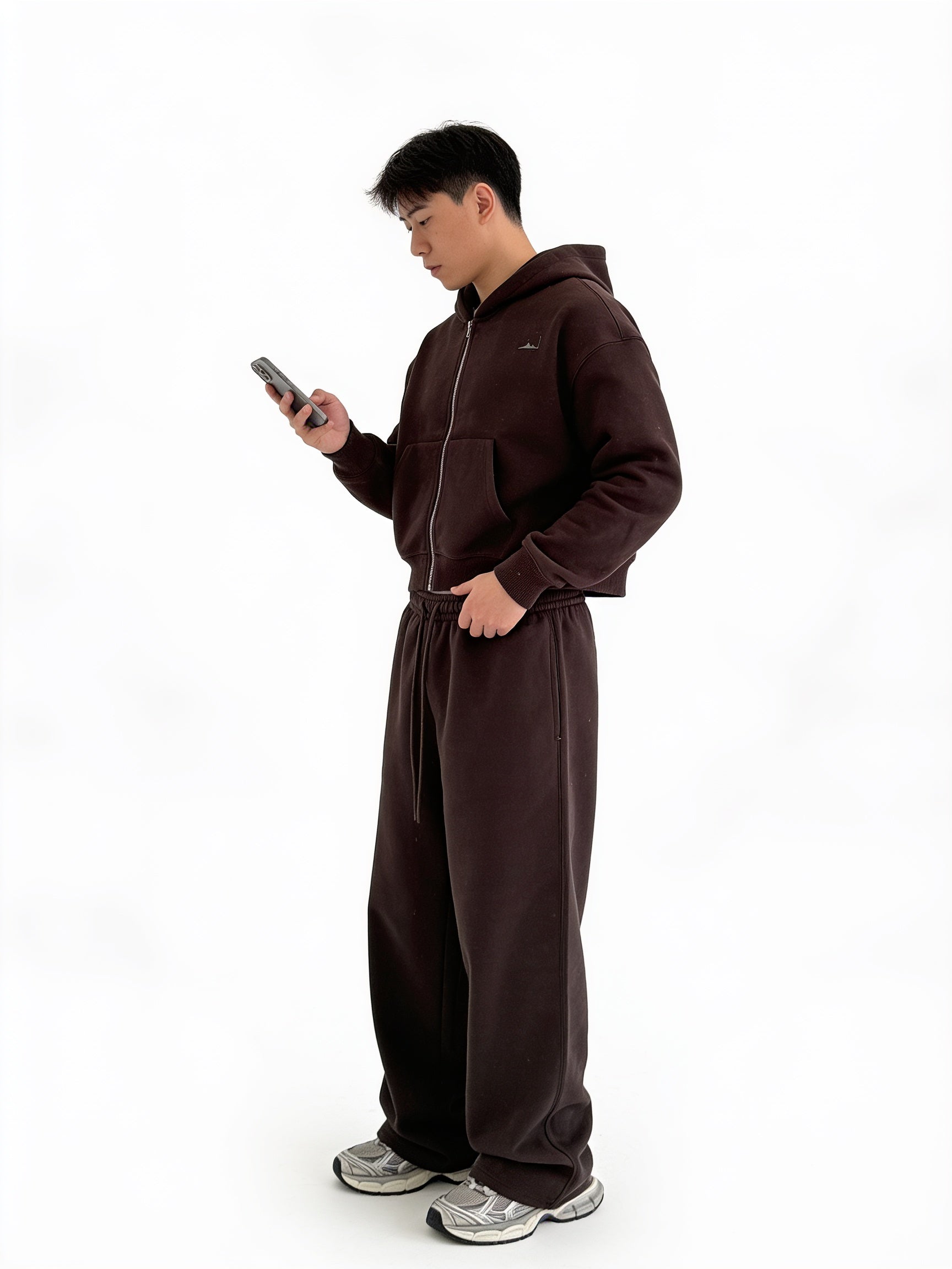 Fleece leaf Sweatpants ( sweatpants only)