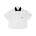 leafs Boxy  Collar Shirt