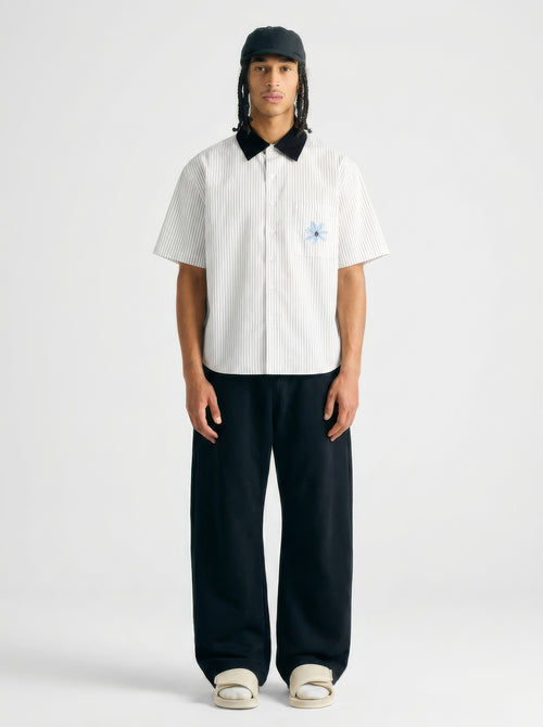 leafs Boxy  Collar Shirt