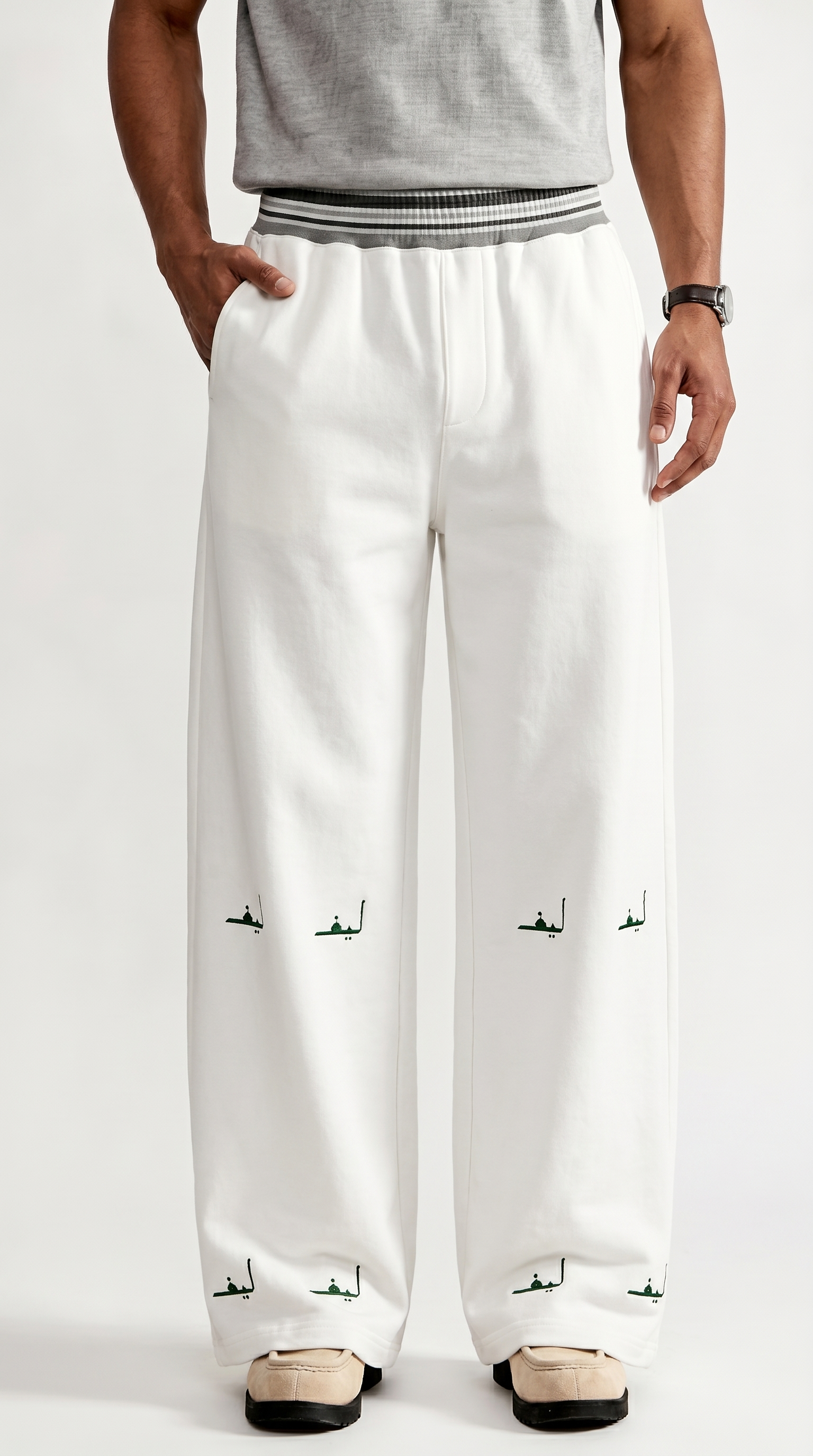 leafs Waist Wide Leg Pants (pants only)